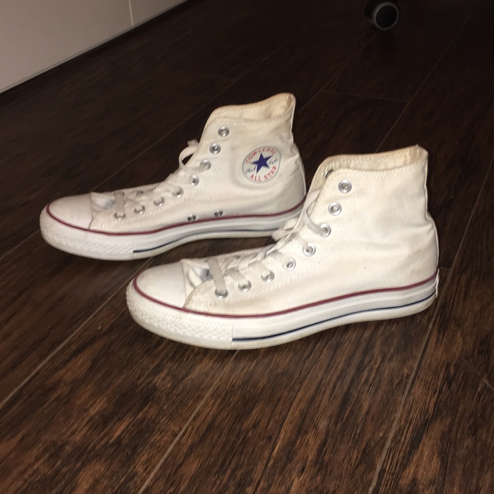 White High Top Converse